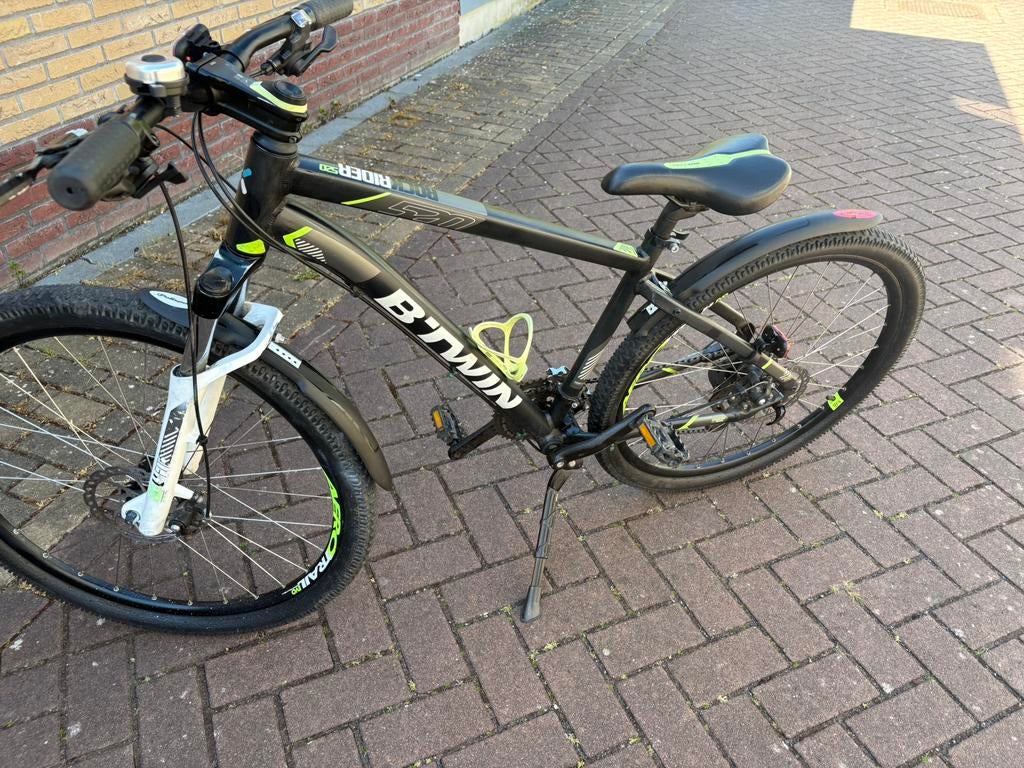 27’5 inch   B’Twin Rockrider aluminium frame, Versnellingen, Zo goed als nieuw, BTWIN, Ophalen