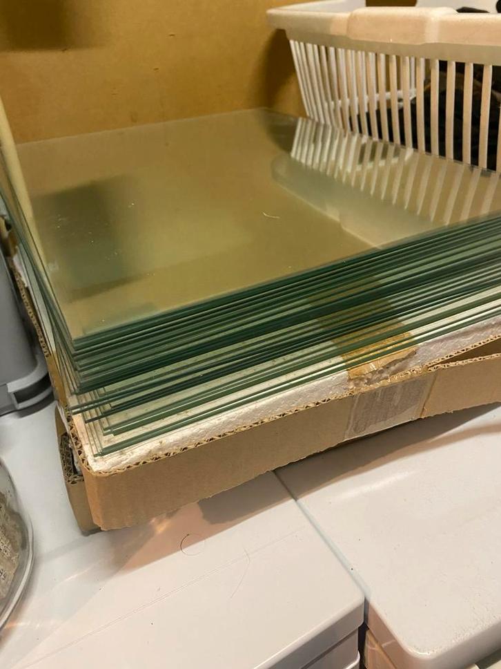 Heldere glasplaten voor fotolijsten 30x40cm (inlijstglas), Audio, Tv en Foto, Fotografie | Fotolijsten, Zo goed als nieuw, Ophalen