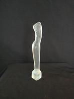 Top beeldje, Art Deco, glas, ontw. Luciënne BLOCH, Leerdam, Ophalen of Verzenden, Zo goed als nieuw, Mens