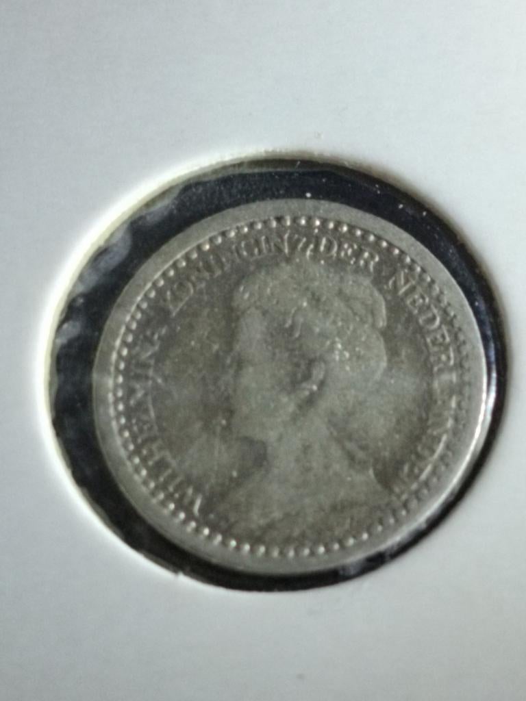 10 cent 1925, Postzegels en Munten, Munten | Nederland, Ophalen of Verzenden, Koningin Wilhelmina, 10 cent