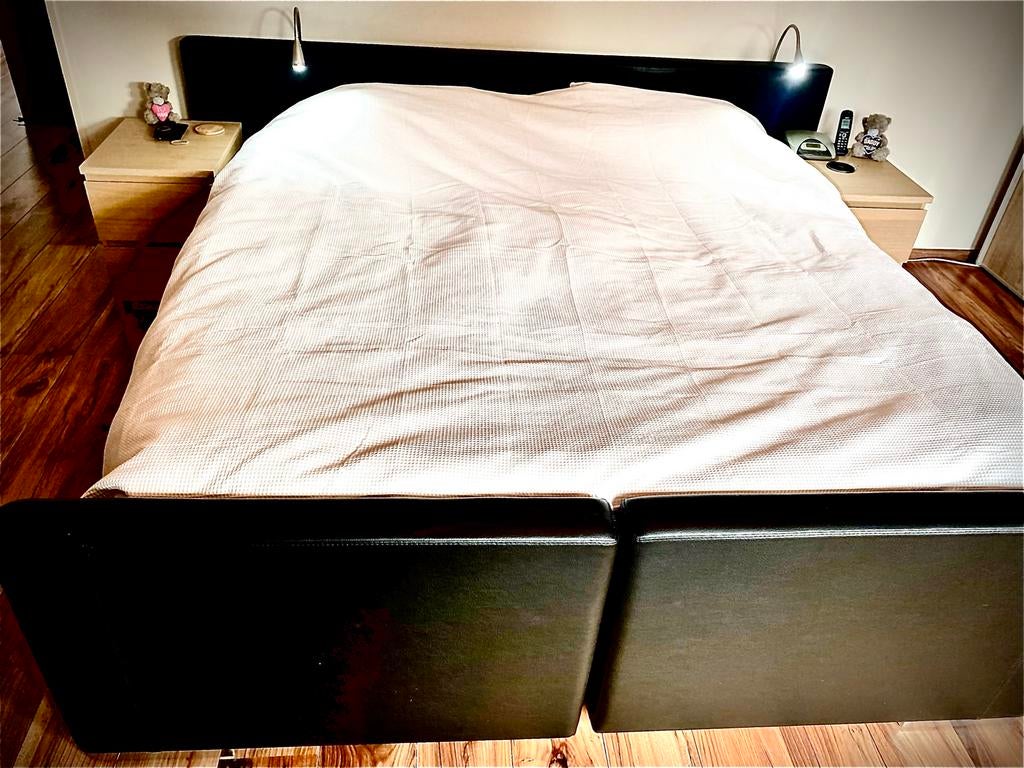 Pullman boxspring bed, Ophalen, Zo goed als nieuw, Tweepersoons, 180 cm