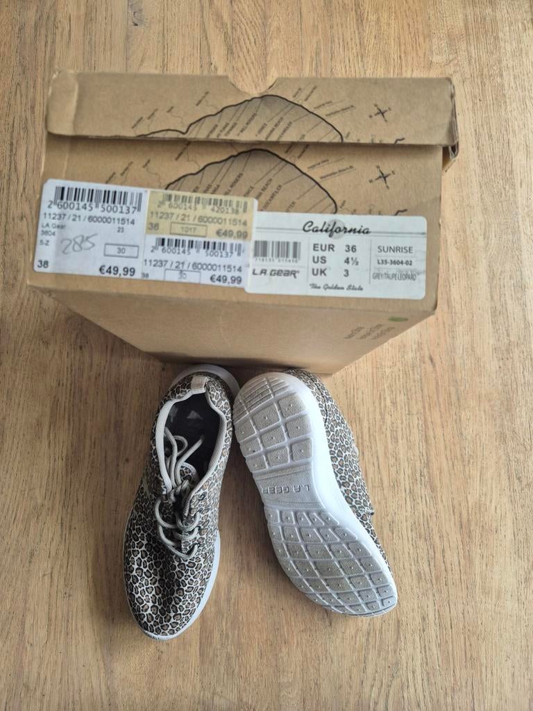 LA Gear sneakers met panterprint, maat 38, Ophalen of Verzenden, Nieuw
