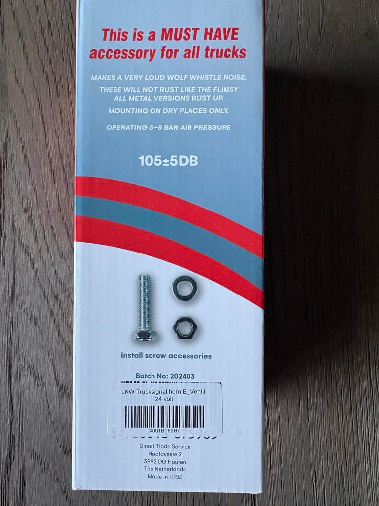 Turkse fluit nieuw in doos - Elektrische luchthoorn, Auto-onderdelen, Ophalen of Verzenden, Nieuw