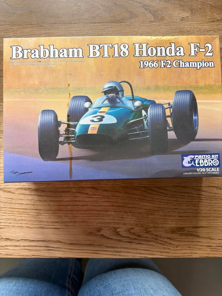 Brabham BT18 Honda F-2 1966 bouwpakket, Auto, Groter dan 1:32, Nieuw, Ophalen