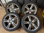 Set 18" Volvo velgen met zomerbanden (Vredestein/Pirelli), Auto-onderdelen, Banden en Velgen, Ophalen, 18 inch, Gebruikt, Banden en Velgen