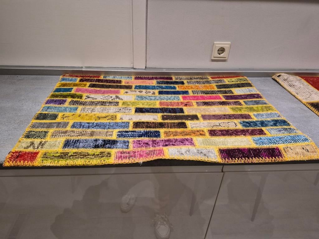 Patchwork kleden, set van 3, Huis en Inrichting, Ophalen, Rechthoekig