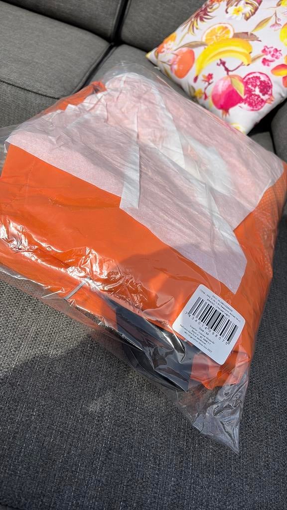 Jas thuisbezorgd, Ophalen, Nieuw, Oranje