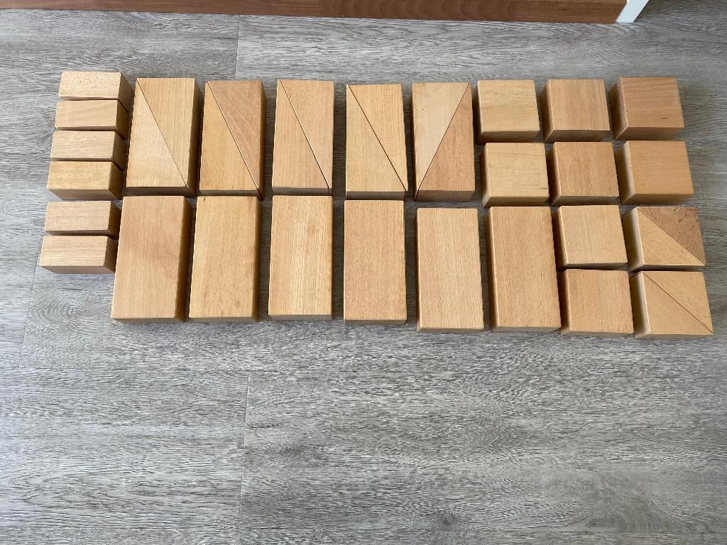 Haagse blokken, Kinderen en Baby's, Speelgoed | Houten speelgoed, Ophalen of Verzenden, Gebruikt