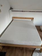 IKEA Neiden bedframe,  Luroy lattenbodem en Abygda matras, Ophalen, Gebruikt, Tweepersoons