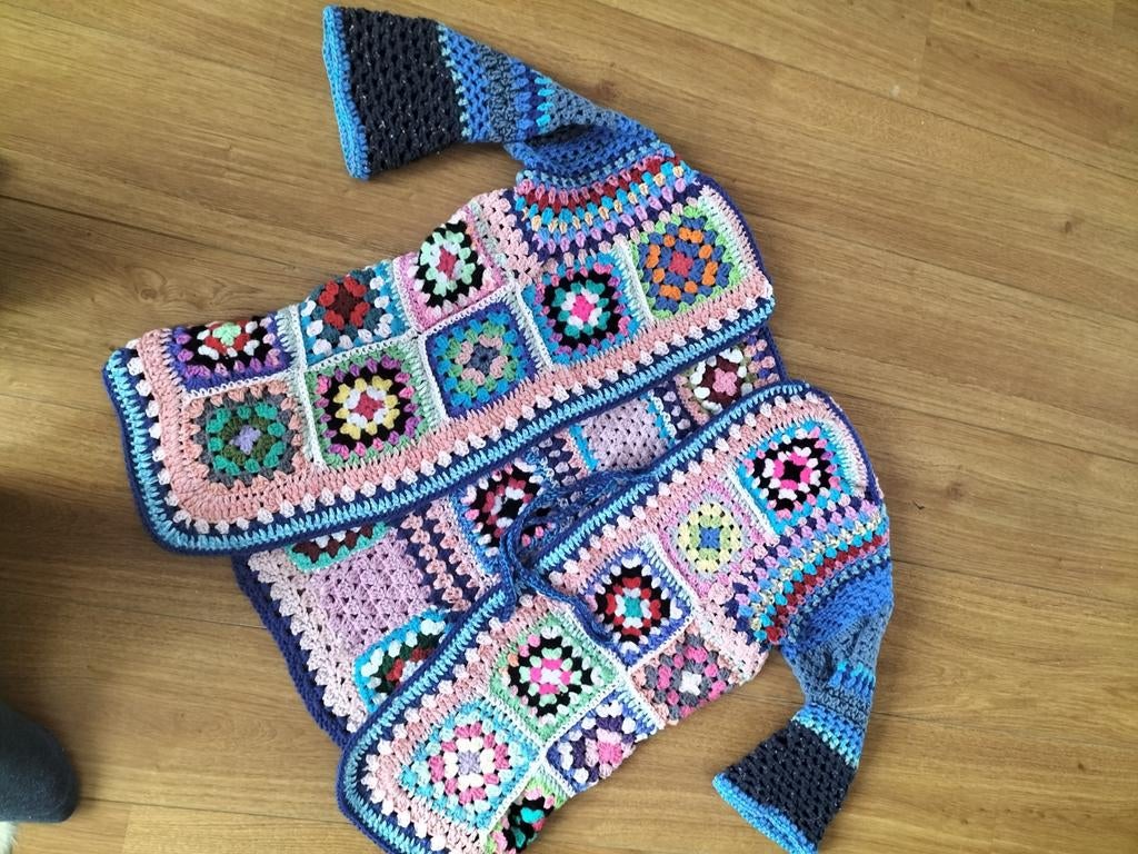 Granny square vest/jas met.42/44 XL, Kleding | Dames, Ophalen of Verzenden, Nieuw, Maat 42/44 (L)