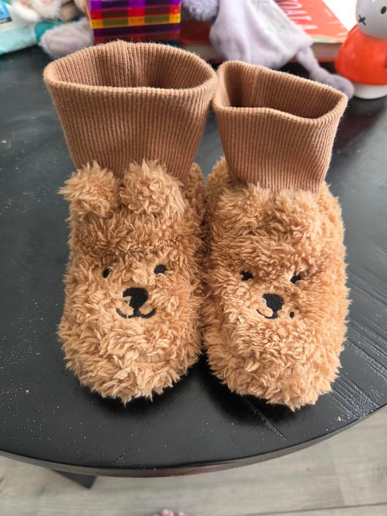 Leuke beren slofjes Kruidvat maat 6 tot 12 maanden, Slofjes, Jongetje of Meisje, Kruidvat, Ophalen of Verzenden