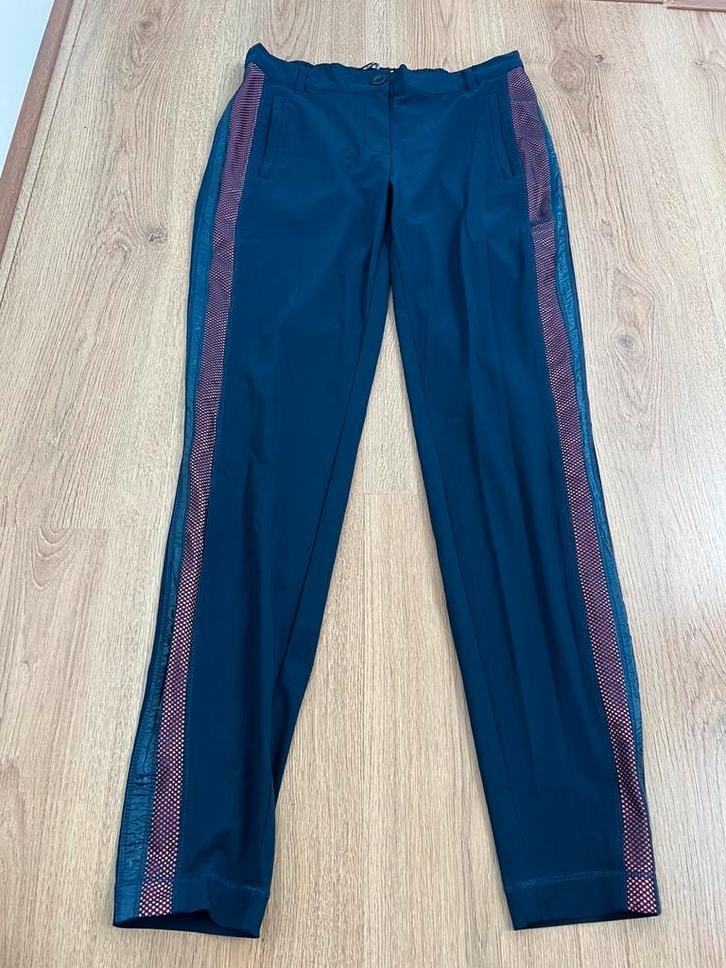 Expresso travelstof donkerblauw broek 36 coira legging, Kleding | Dames, Broeken en Pantalons, Zo goed als nieuw, Maat 38/40 (M)