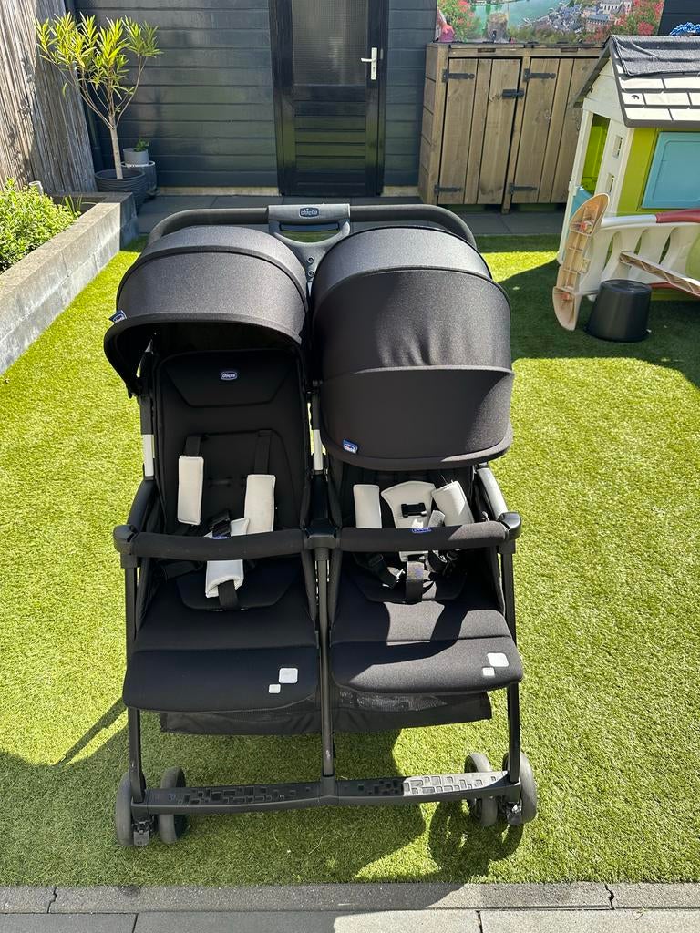 Chicco Ohlala tweelingbuggy, Ophalen, Zo goed als nieuw, Overige merken, Zonnekap
