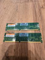 2x 128MB geheugenmodule 333MHz Geheugen, Computers en Software, RAM geheugen, Ophalen of Verzenden, DDR, Desktop, Gebruikt