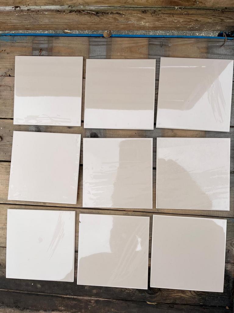 Wandtegels beige 15x15 Royal Mosa, Ophalen, Zo goed als nieuw