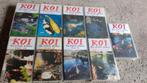 VHS-videobanden uit de serie "KOI: The Living Jewels"., Karper of Koi