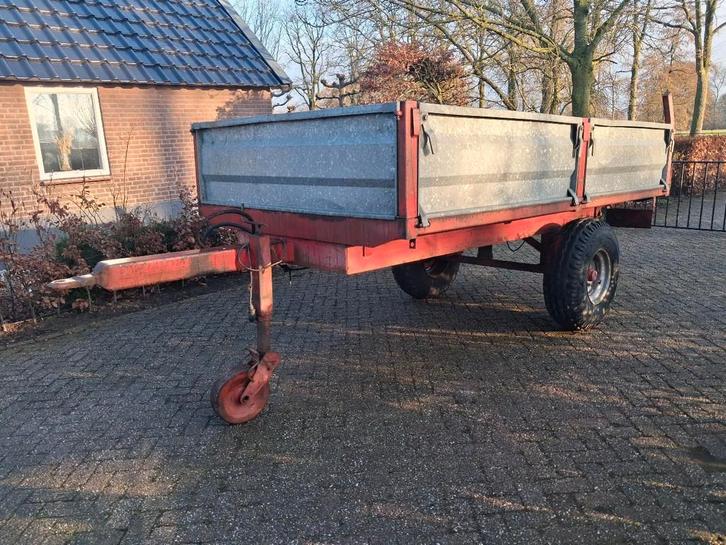 Agromet 3 zijdige Kipper/bakkenwagen, Zakelijke goederen, Agrarisch | Werktuigen, Overige, Overige typen