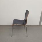 set 3 stuks Ahrend 350 houten / mutiplex stoel - blauw, Ophalen, Gebruikt, Blauw, Vijf, Zes of meer stoelen