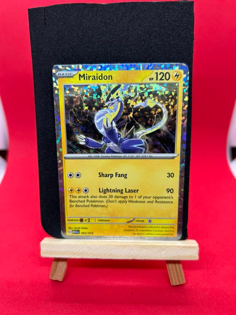 Miraidon 03/15 McDonalds 2024 Holo, Ophalen of Verzenden, Zo goed als nieuw