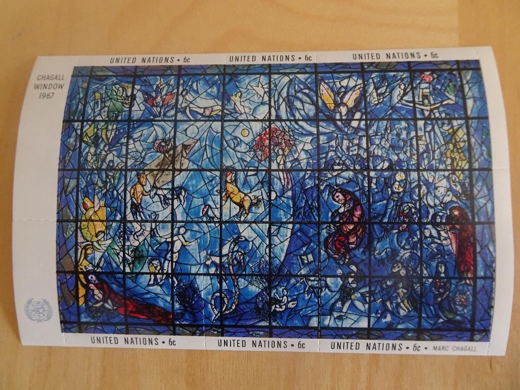 Chagall Window (uitgebracht door de VN), Ophalen of Verzenden, Buitenland