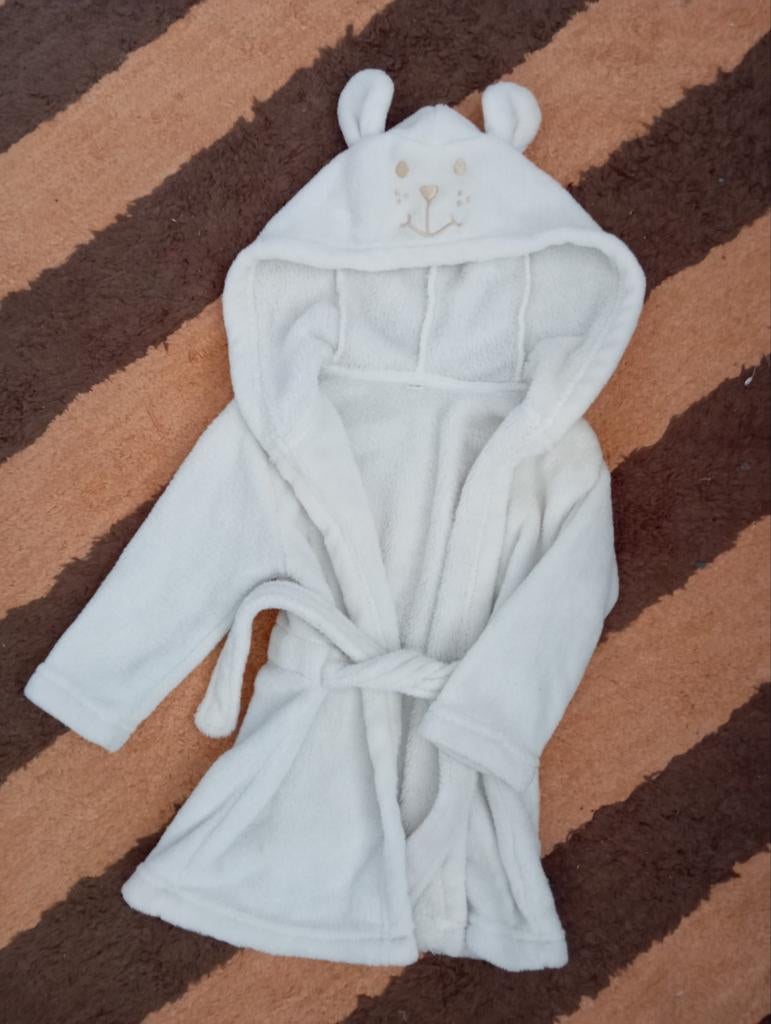 Badjas beertje | maat 80/86, Kinderen en Baby's, Babykleding | Maat 80, Ophalen of Verzenden, Zo goed als nieuw, Jongetje, Overige typen