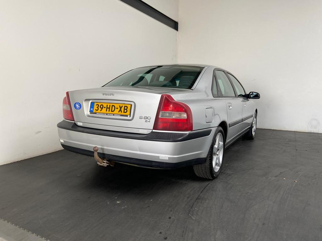 Volvo S80 2.4 Comfort. T5 Automaat! (bj 2001), Auto's, Volvo, Bedrijf, 2435 cc, Sedan, Zilver of Grijs