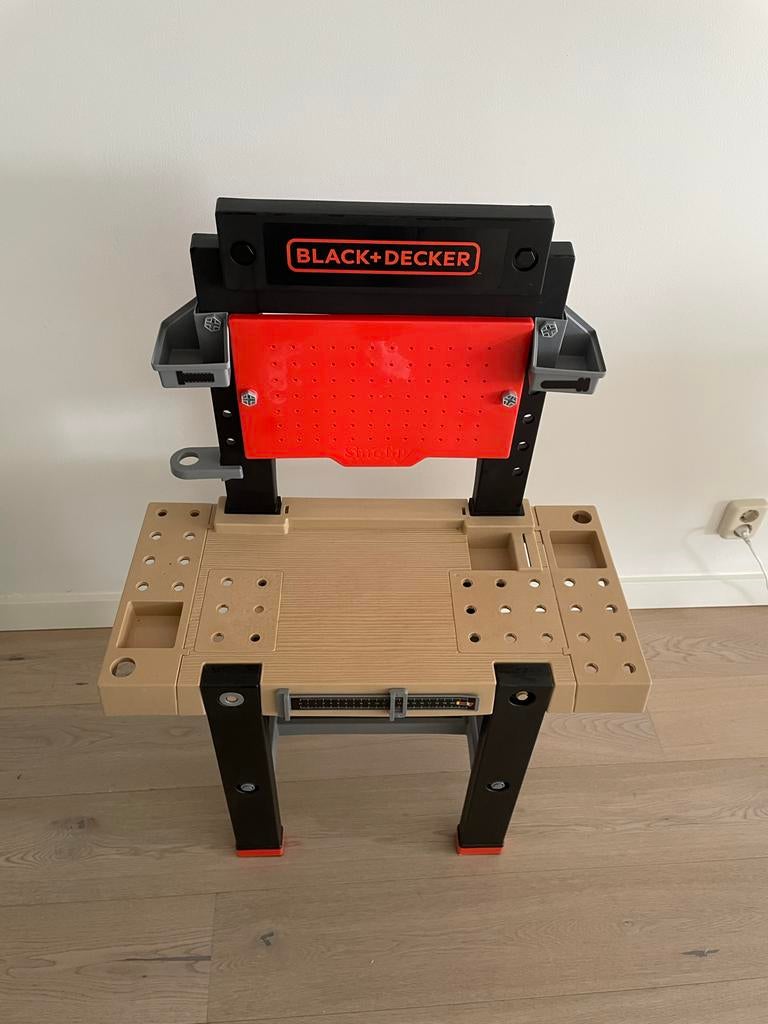 Smoby Black+Decker werkbank, Ophalen of Verzenden, Gebruikt, Bouwen