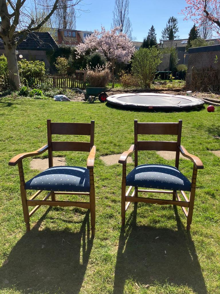 Vintage stoelen, Antiek en Kunst, Ophalen of Verzenden