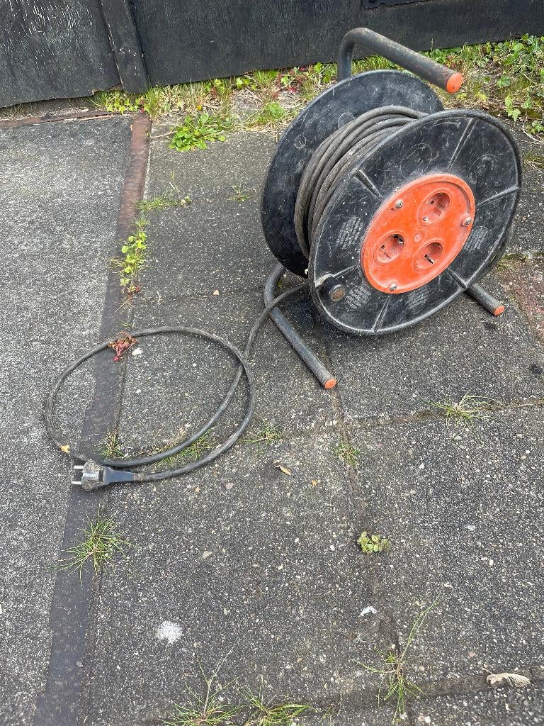 bouwhaspel 25 meter, Doe-het-zelf en Verbouw, Ophalen, Gebruikt