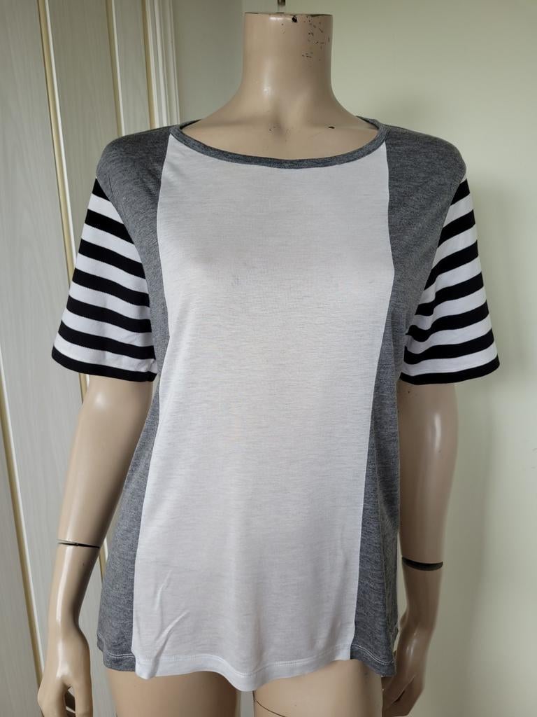 Trussardi shirt maat S/M, Wit, Ophalen of Verzenden, Zo goed als nieuw, Korte mouw