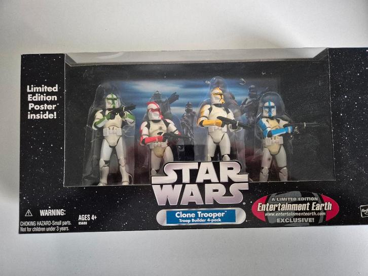 Star Wars OTC Clone Trooper 4-pack Colored met battle damage, Verzamelen, Star Wars, Nieuw, Actiefiguurtje, Ophalen of Verzenden