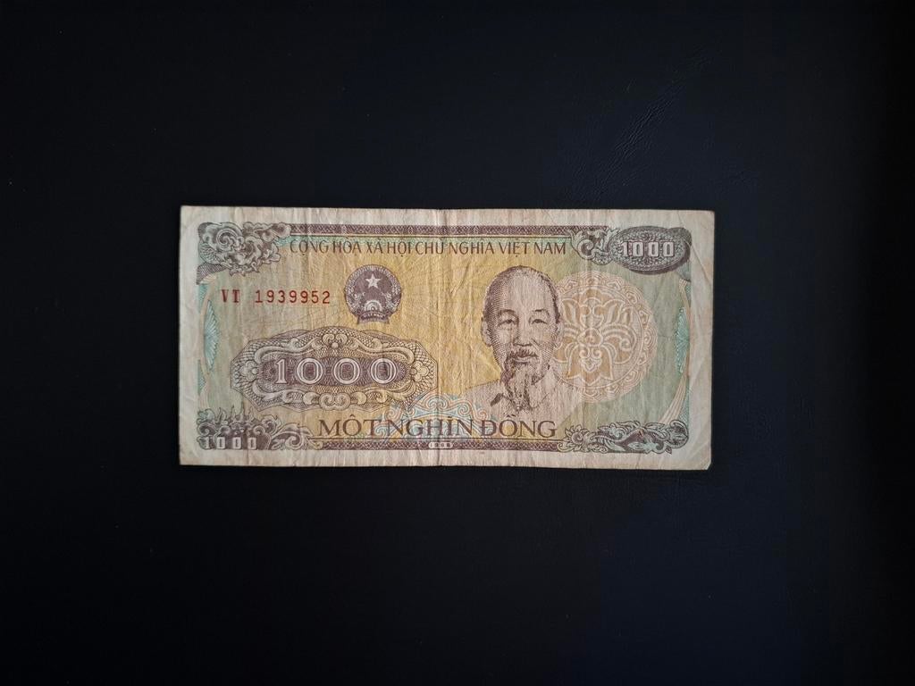 1000 dong Vietnam #026, Verzenden, Zuidoost-Azië, Los biljet
