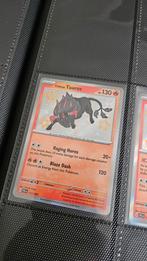 Pokemon Kaart Paldean Fates Tauros 111/091, Hobby en Vrije tijd, Ophalen of Verzenden, Zo goed als nieuw, Losse kaart, Foil