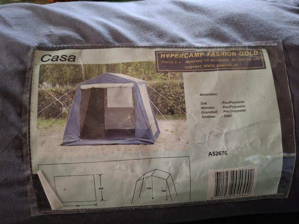 Hypercamp Fashion Gold Casa bijzettent, Ophalen of Verzenden