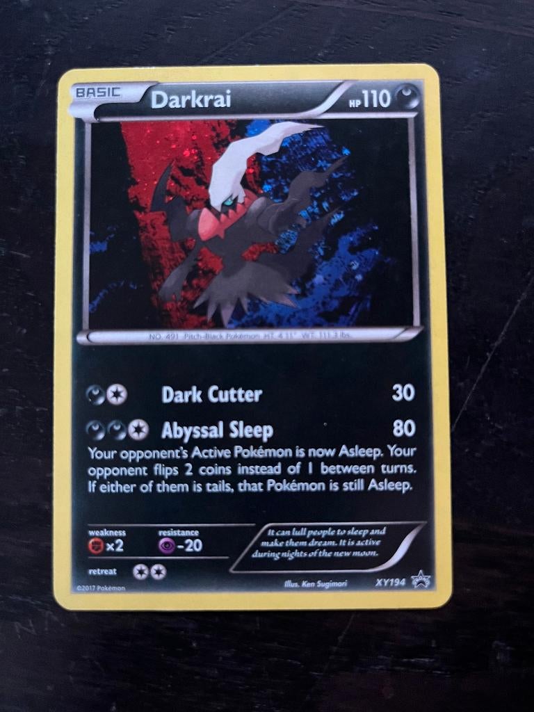Pokemon kaart Darkrai (XYPR 194), Ophalen of Verzenden, Nieuw, Losse kaart, Foil