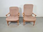 Set 2 vintage beuken fauteuil farstrup casa refurbished ´60, Huis en Inrichting, Fauteuils, Ophalen, Overige materialen, N, Vintage