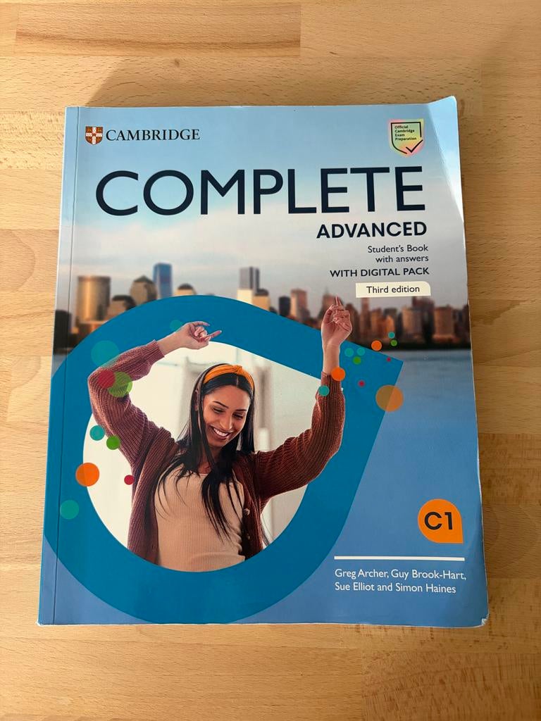 Cambridge Complete Advanced C1 Student's Book met antwoorden, Boeken, Taal | Engels, Gelezen, Non-fictie, Ophalen of Verzenden