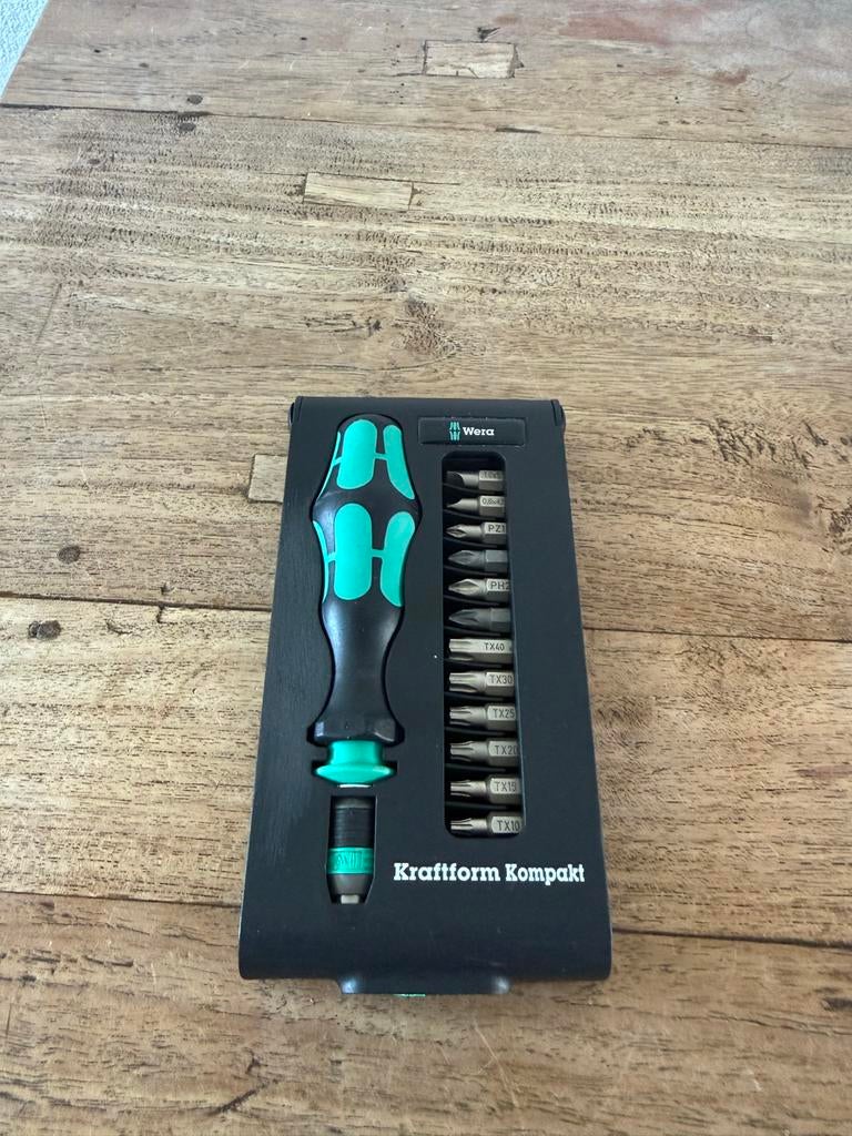 Wera Kraftform Kompakt schroevendraaierset, Doe-het-zelf en Verbouw, Gereedschap | Handgereedschap, Ophalen of Verzenden, Zo goed als nieuw
