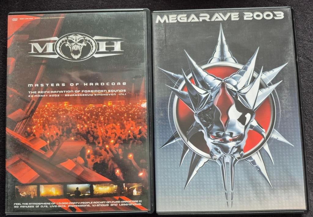 Megarave en Masters of hardcore 2003 DVD's, Ophalen