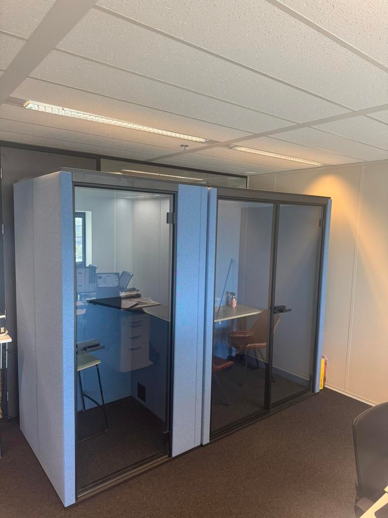 2xSilent Booth OfficePod (1+ 2p) akoestisch bel/vergaderplek, Werkplek, Ophalen of Verzenden, Nieuw zonder verpakking