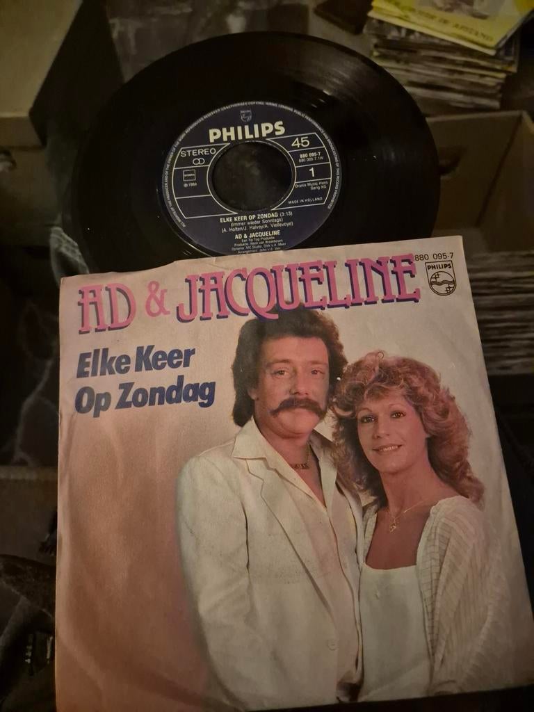 RD & Jacqueline - Elke Keer Op Zondag (Single), Ophalen of Verzenden