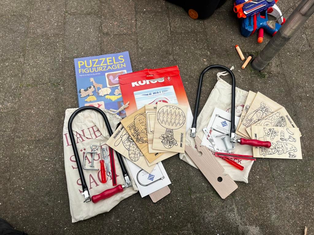 Figuurzaag set, Eén persoon