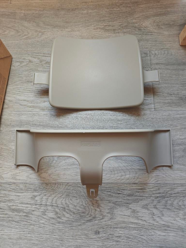 Stokke Tripp Trapp Baby Set - Storm Grey, Kinderen en Baby's, Kinderstoelen, Ophalen of Verzenden, Zo goed als nieuw, Meegroeistoel