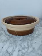 Vintage La Bourguignonne patéschaal, Gebruikt, Ophalen of Verzenden, Schaal of Schalen, Effen