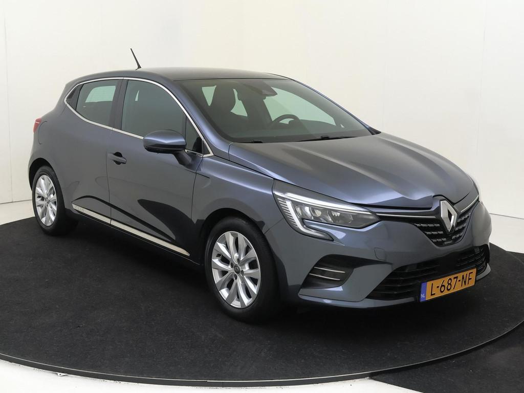 Renault Clio 1.0 TCe Intens | Navigatie | Cruise & Climate C, Voorwielaandrijving, Gebruikt, Leder en Stof, 49 €/maand