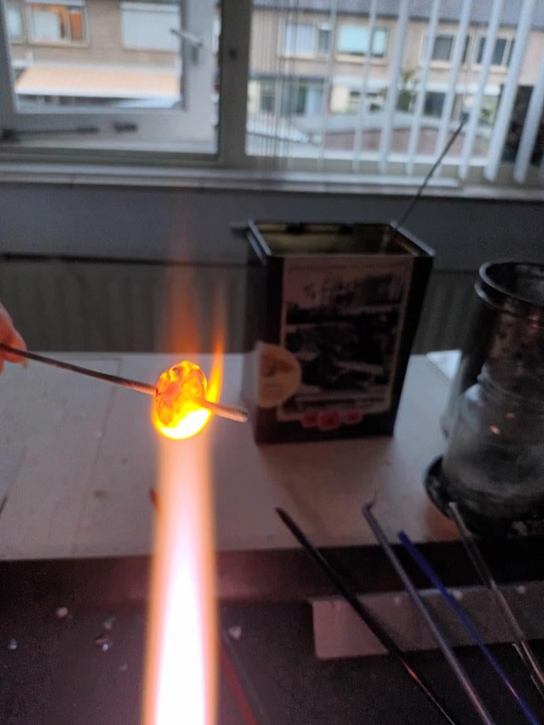 Workshop glaskralen branden, Ophalen, Nieuw