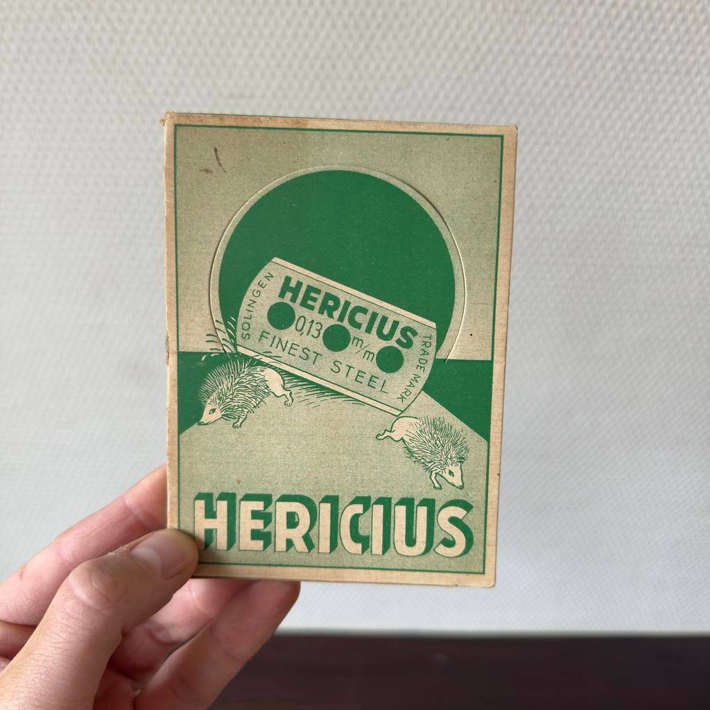 Nieuwe Antieke Brocante Scheermesjes Hericius Solingen, Antiek en Kunst, Antiek | Gereedschap en Instrumenten, Ophalen of Verzenden