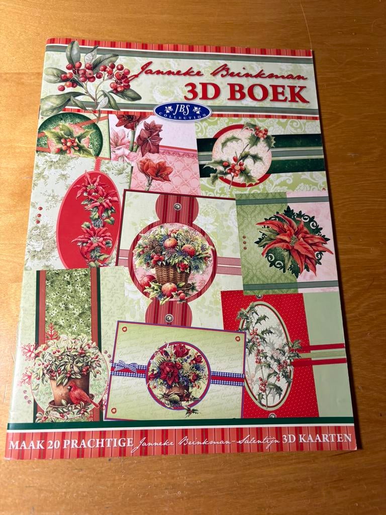 Kaarten maak boek kerst janneke brinkman, Ophalen of Verzenden, Zo goed als nieuw, Overige onderwerpen