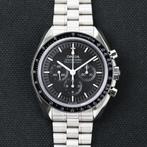 Omega Speedmaster Moonwatch Sapphire 42 (Zeer goed/ 2022), Staal, Staal, Polshorloge, Ophalen of Verzenden