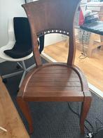 Teak Houten stoel met open rugleuning, Ophalen